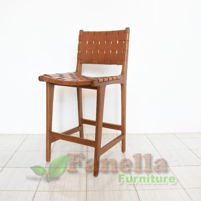 Leather Strap Bar Stool (1)