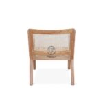 Jepara Armchair with its Cane and Solid Teak Frame - Image 6
