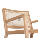 Jepara Rocking Chair in Cane and Solid Teak - Image 6