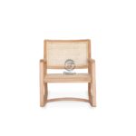 Jepara Rocking Chair in Cane and Solid Teak - Image 2