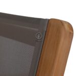 Jepara Rocking Chair in Grey Textilene and Solid Teak - Image 8