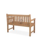 Garden Bench 120 Cm in Solid Teak - Image 3