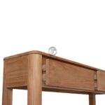 Solid Teak Console Table With Two Drawers - Image 7