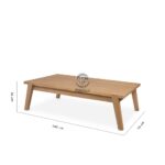 Teak Wood Coffee Table - Image 5